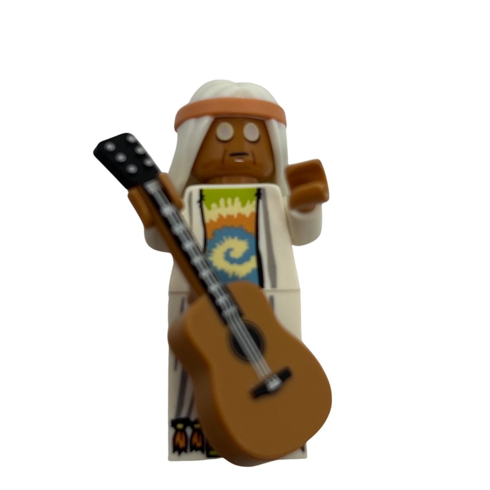 LEGO Movie Minifigure Vitruvius Hippie Singer 70809 70810 TieDye Musician Guitar - Picture 10 of 10